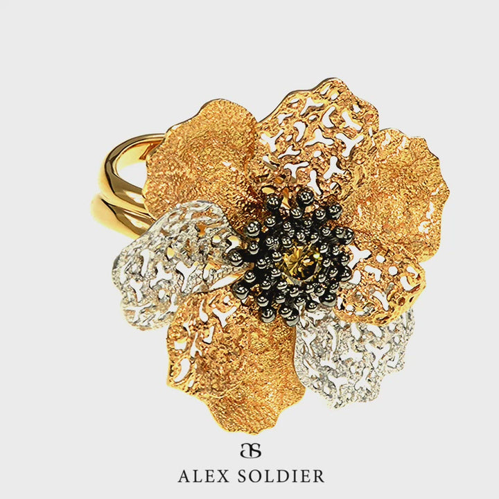 Alex Soldier Rose Coronaria Ring