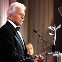 Alex Soldier designs Princess Grace Award for Michael Douglas