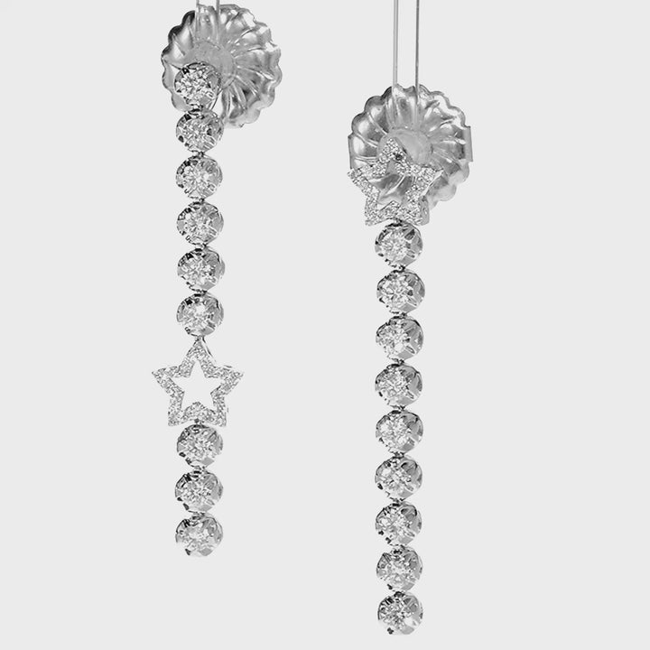 Alex Soldier Diamond Star Earrings