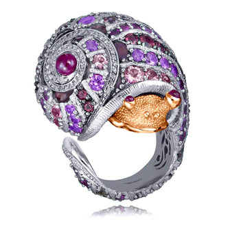 Alex Soldier Rosy The Snail Ring