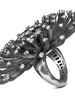 DIAMOND ASTRA RING IN BLACKENED WHITE GOLD