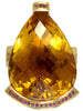 Gold Swan Ring with Honey Citrine & Pink Sapphires