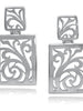 18 karat white gold