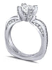 18 karat white gold