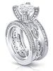 18 karat white gold