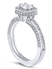 18 karat white gold