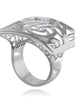18 karat white gold