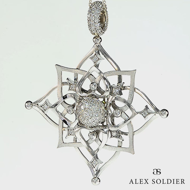 Alex Soldier Diamond Star Pendant Necklace